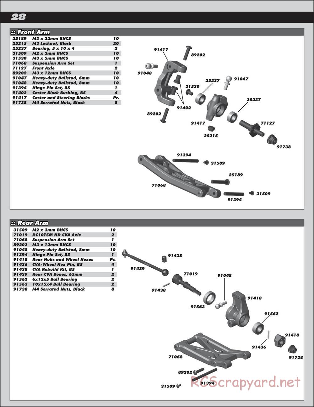 Team Associated - DR10 Drag Race Car - Manual - Page 28